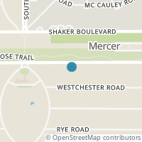 Map location of 22000 Shaker Blvd, Shaker Heights OH 44122