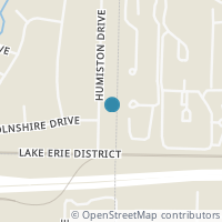 Map location of 583 Humiston Dr, Bay Village OH 44140