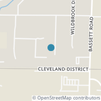 Map location of 610 Yarmouth Dr, Bay Village OH 44140