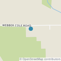 Map location of 6700 Webber Cole Rd, Kinsman OH 44428