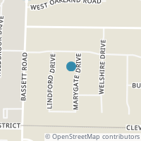 Map location of 578 Marygate Dr, Bay Village OH 44140