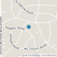 Map location of 22125 Parnell Rd, Shaker Heights OH 44122