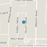 Map location of 416 Pellett Dr, Bay Village OH 44140