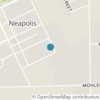 Map location of 8322 Hawthorne St, Neapolis OH 43547