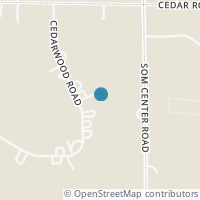 Map location of 2461 Cedarwood Rd, Pepper Pike OH 44124