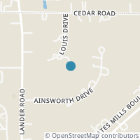 Map location of 5 Louis Dr, Pepper Pike OH 44124