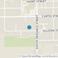 Map location of 106 W Allison St, Stryker OH 43557
