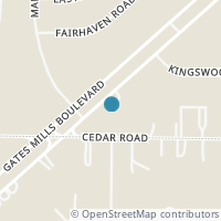 Map location of 6410 Gates Mills Blvd, Mayfield Heights OH 44124