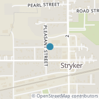 Map location of 106 Pleasant St, Stryker OH 43557