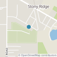 Map location of 5790 Oak St, Stony Ridge OH 43463