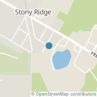Map location of 5655 Cherry St, Stony Ridge OH 43463