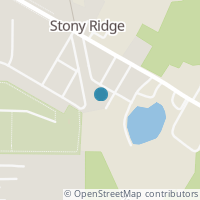 Map location of 24475 Bean St, Stony Ridge OH 43463