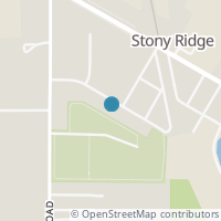 Map location of 5831 Oak St, Stony Ridge OH 43463