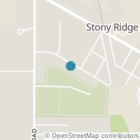 Map location of 5831 Oak St, Stony Ridge OH 43463