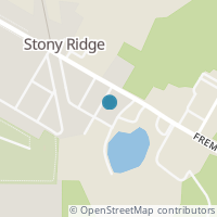 Map location of 24610 Bean St, Stony Ridge OH 43463