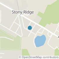 Map location of 24601 Bean St, Stony Ridge OH 43463