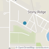 Map location of 24505 Maple St, Stony Ridge OH 43463