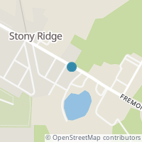 Map location of 5625 Fremont Pike, Stony Ridge OH 43463