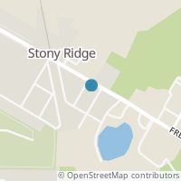 Map location of 5649 Fremont Pike, Stony Ridge OH 43463