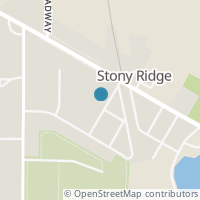 Map location of 24601 Maple St, Stony Ridge OH 43463
