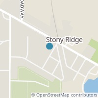 Map location of 24615 Maple St, Stony Ridge OH 43463