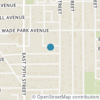 Map location of 8115 Melrose Ave, Cleveland OH 44103