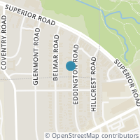 Map location of 1554 Eddington Rd #423, East Cleveland OH 44118