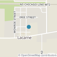 Map location of 69 N Ontario St, Lacarne OH 43439