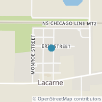 Map location of 150 N Ontario St, Lacarne OH 43439