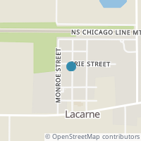 Map location of 5590 W Erie St, Lacarne OH 43439