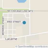 Map location of 5440 W Erie St, Lacarne OH 43439