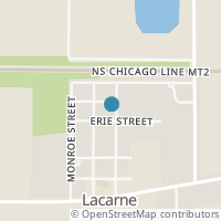 Map location of 5555 W Erie St, Lacarne OH 43439
