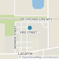 Map location of 5545 W Erie St, Lacarne OH 43439
