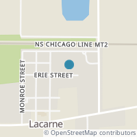 Map location of 5485 W Erie St, Lacarne OH 43439