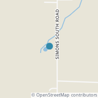 Map location of 8463 Simons Rd, Williamsfield OH 44093