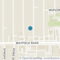 Map location of 1430 Belrose Rd, Mayfield Heights OH 44124