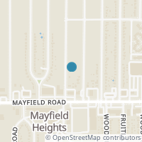 Map location of 1431 Commonwealth Ave, Mayfield Heights OH 44124