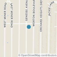 Map location of 1243 Genesee Ave, Mayfield Heights OH 44124