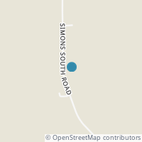 Map location of 8158 Simons Rd, Williamsfield OH 44093