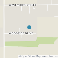 Map location of 14821 Woodside Dr, Rocky Ridge OH 43458