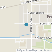 Map location of 153 W Summit St, Pettisville OH 43553