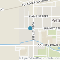 Map location of 183 Main St, Pettisville OH 43553