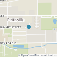 Map location of 492 E Summit St, Pettisville OH 43553