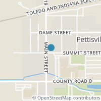 Map location of 212 Main St, Pettisville OH 43553