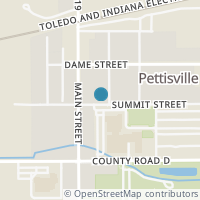 Map location of 213 Chestnut St, Pettisville OH 43553