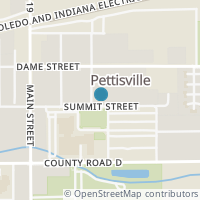 Map location of 212 Maple Ave, Pettisville OH 43553