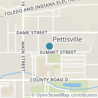Map location of 283 E Summit St, Pettisville OH 43553