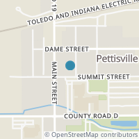 Map location of 233 Chestnut St, Pettisville OH 43553