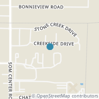 Map location of 416 Creekside Dr #A, Mayfield Hts OH 44143