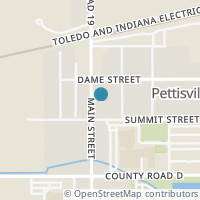 Map location of 262 Main St, Pettisville OH 43553